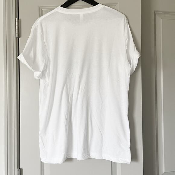 Disney Main Street Christmas Tee - Mickey Mouse Handmade White Large - Picture 4 of 6